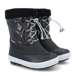 Черни детски ботушки, текстилна материя - всекидневни обувки за есента и зимата N 100025136